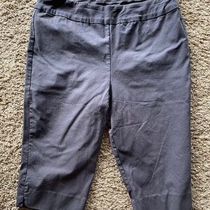 Marla Wynne Stretch Pull On Bermuda Shorts 134365 GRAY 16